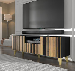 TV-kapp Akl Furniture Ravenna, pruun/must hind ja info | TV alused | kaup24.ee