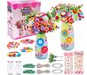 Laste loovuse arenduskomplekt DIY Button Bouquet Flowers цена и информация | Arendavad mänguasjad | kaup24.ee