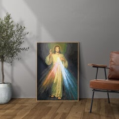 Värvi numbri järgi Raamis "Jeesuse kuju" Oh Art! 40x50 cm hind ja info | Maalid numbri järgi | kaup24.ee