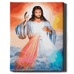 Картина по номерам На Раме "Иисус в раю" Oh Art! 40x50 см цена и информация | Живопись по номерам | kaup24.ee