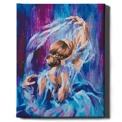 Värvi numbri järgi Raamis "Tüdruk tantsus" Oh Art! 40x50 cm hind ja info | Maalid numbri järgi | kaup24.ee
