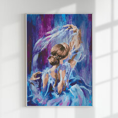 Värvi numbri järgi Raamis "Tüdruk tantsus" Oh Art! 40x50 cm hind ja info | Maalid numbri järgi | kaup24.ee