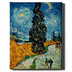 Värvi numbri järgi Raamis "Tee tähe juurde" Oh Art! 40x50 cm hind ja info | Maalid numbri järgi | kaup24.ee