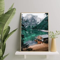Картина по номерам На Раме "Изумрудное озеро" Oh Art! 40x50 см цена и информация | Живопись по номерам | kaup24.ee