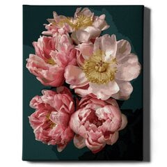 Värvi numbri järgi Raamis "Lilled" Oh Art! 40x50 cm hind ja info | Maalid numbri järgi | kaup24.ee