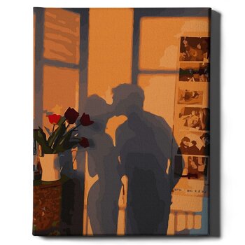 Картина по номерам На Раме "Тень любви" Oh Art! 40x50 см цена и информация | Живопись по номерам | kaup24.ee