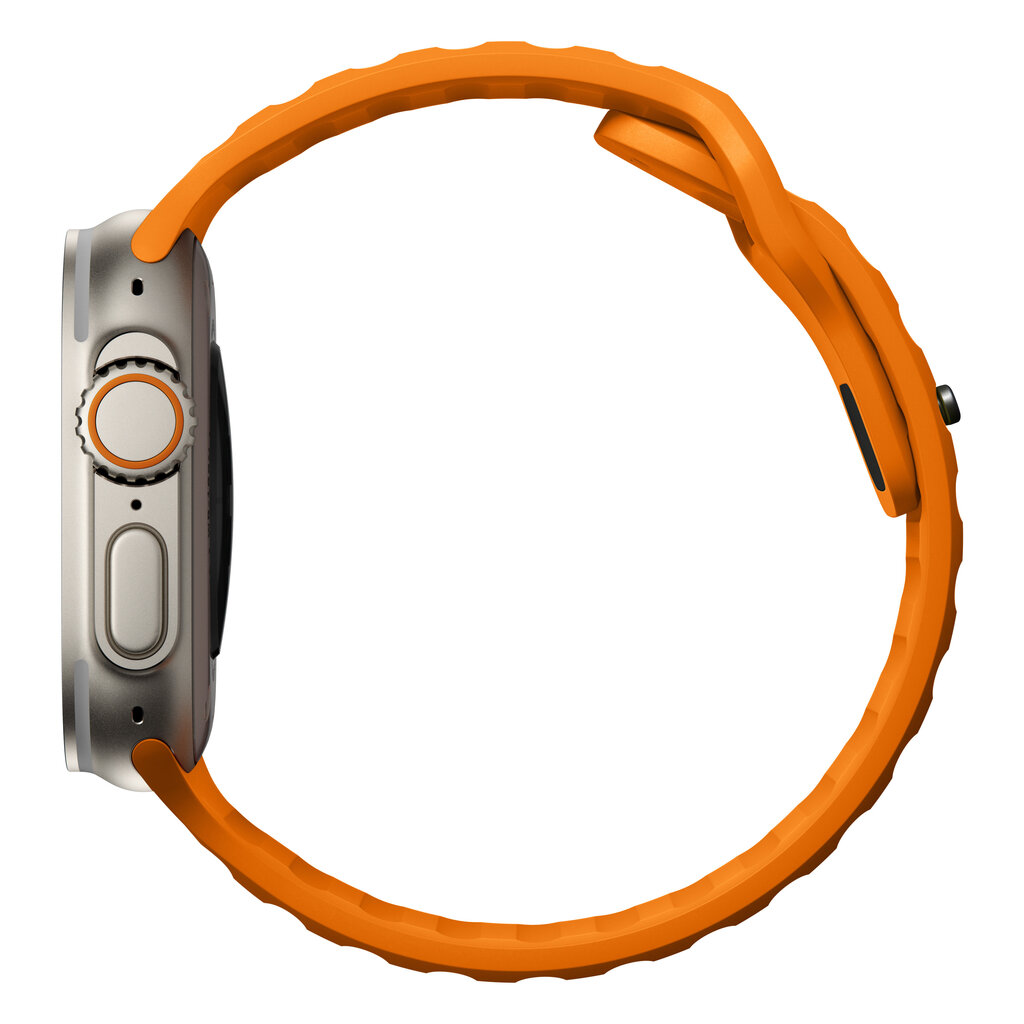 Rihm Nomad Sport Strap M/L, blaze - Apple Watch Ultra, Series 8, 7 (45mm), Series 6, SE (44mm) hind ja info | Nutikellade ja nutivõrude tarvikud | kaup24.ee