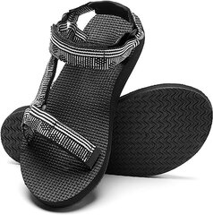 Naiste sandaalid Sumevlip, mustad цена и информация | Босоножки женские | kaup24.ee