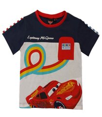 Детская футболка Sun City EV1064*02, белая/тёмно-синяя, 3609085477669 цена и информация | Рубашки для мальчиков | kaup24.ee