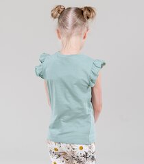 Детская футболка Sun City EV1267*02, оливковая, 3609085491238 цена и информация | Рубашки для девочек | kaup24.ee