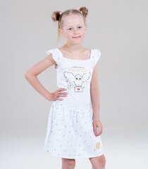 Детское платье Sun City EV1137*02, белое 3609085481543 цена и информация | Платья для девочек | kaup24.ee