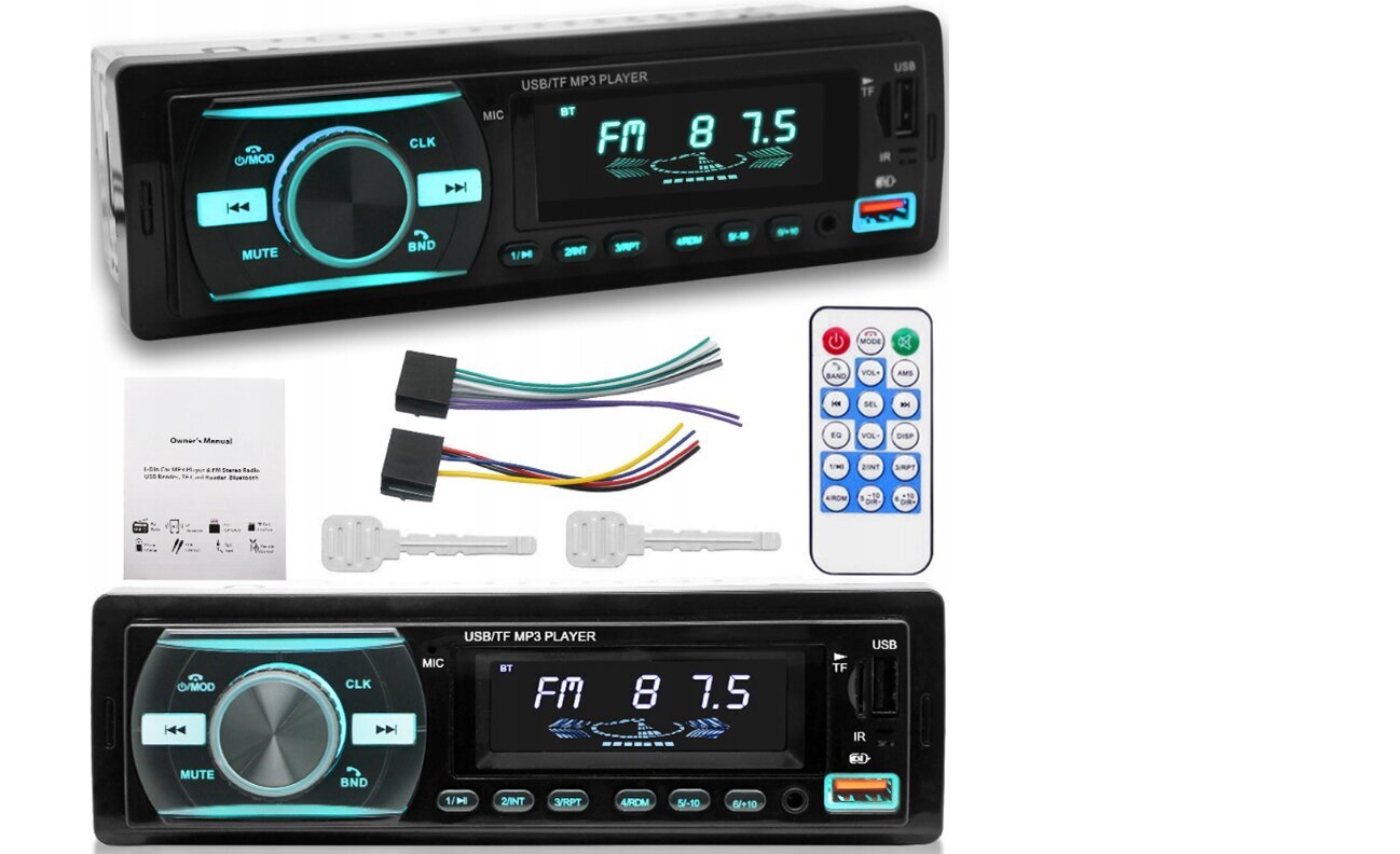 Autostereo bluetooth Logit mp3 1 DIN 4x50w hind ja info | Autoraadiod, multimeedia | kaup24.ee