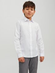 Детская рубашка JACK & JONES 12223343*01, белый 5715318037932 цена и информация | Рубашки для мальчиков | kaup24.ee