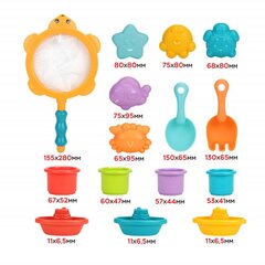 Набор игрушек для воды или песка 15 шт. цена и информация | Игрушки для малышей | kaup24.ee