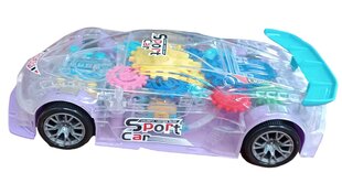 Läbipaistev auto heli- ja valgusefektidega hind ja info | Poiste mänguasjad | kaup24.ee
