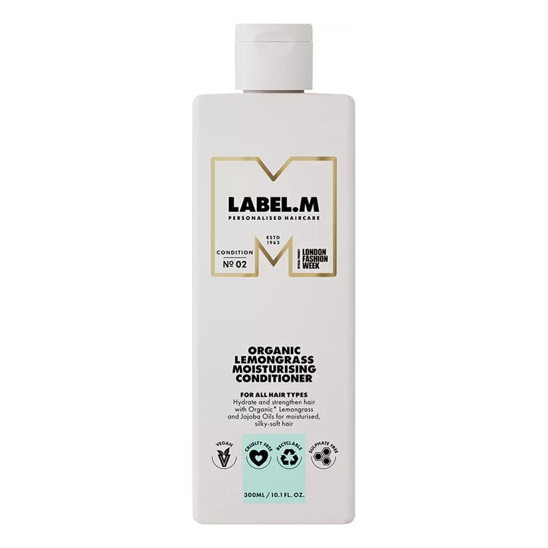 Niisutav juuksepalsam Label.m Organic Lemongrass, 300 ml цена и информация | Juuksepalsamid | kaup24.ee