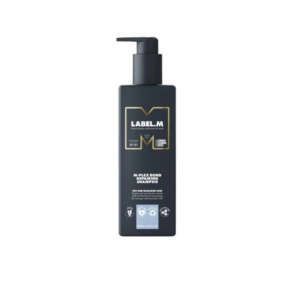 Taastav juuksešampoon Label.m M-Plex Bond, 300 ml цена и информация | Šampoonid | kaup24.ee
