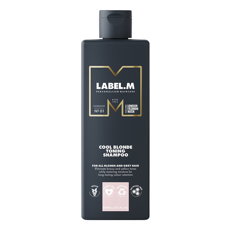 Toniseeriv juuksešampoon Label.m Cool Blonde, 300 ml hind ja info | Šampoonid | kaup24.ee