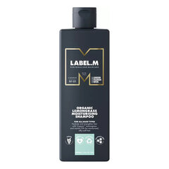 Увлажняющий шампунь для волос Label.m Organic Lemongrass, 300 мл цена и информация | Шампуни | kaup24.ee