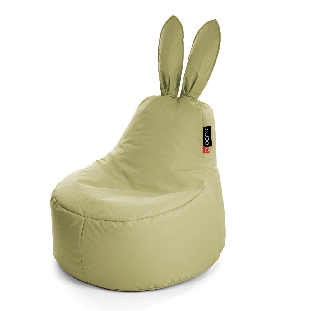 Laste kott-tool Qubo™ Baby Rabbit Gooseberry Pop Fit, roheline цена и информация | Lastetoa kott-toolid, tugitoolid ja tumbad | kaup24.ee