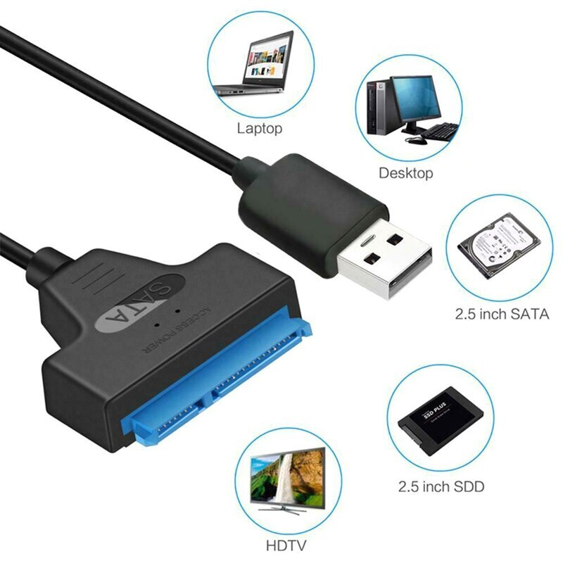 Adapter SATA SSD HDD USB 3.0 hind ja info | USB jagajad, adapterid | kaup24.ee