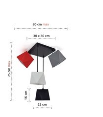 Подвесной светильник Luxolar цена и информация | Потолочный светильник, 38 x 38 x 24 см | kaup24.ee