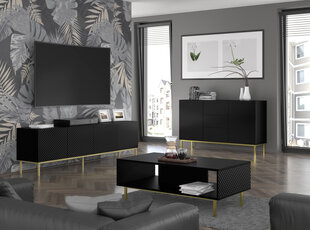 ТВ-столик Ravenna, черный цвет цена и информация | Тумбы под телевизор | kaup24.ee