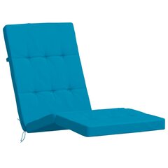 vidaXL kõrge seljatoega toolipadjad 2 tk, helesinine, oxford kangas hind ja info | Toolipadjad ja -katted | kaup24.ee