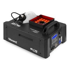 Vertikaalne suitsumasin juhtmevaba kaugjuhtimispuldiga Blaze1200 24x4W 4in1 LED hind ja info | Peokaunistused | kaup24.ee