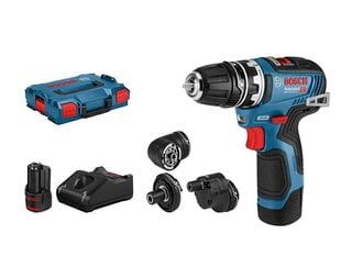 ДРЕЛЬ BOSCH DRILL 12V 2x3.0Ah 35/20Nm 4xGFA L-BOXX GSR 12V-35 FC цена и информация | Шуруповерты, дрели | kaup24.ee