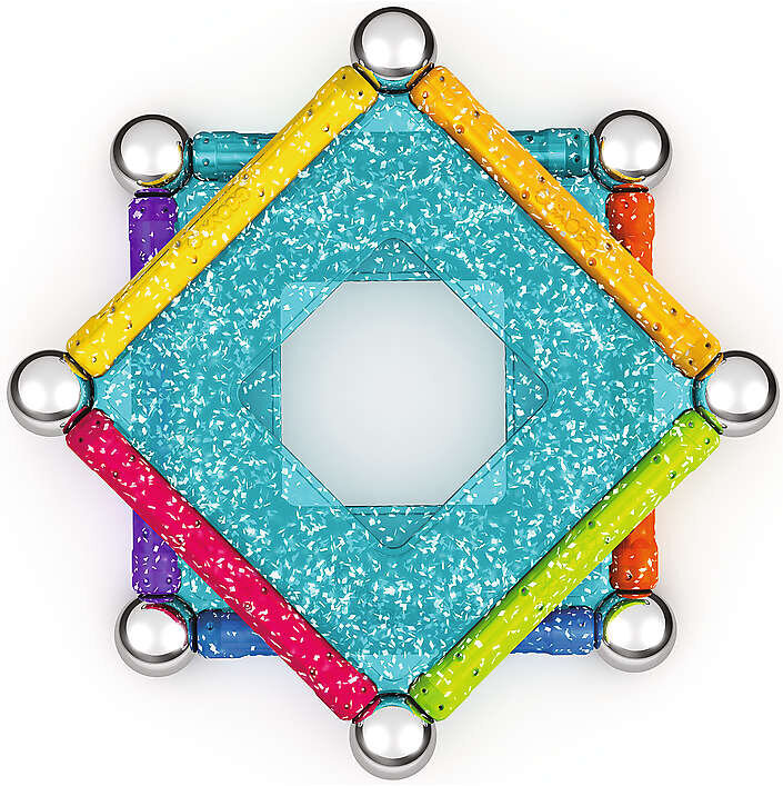 Magnet klotsid Geomag Glitter, 22 tk цена и информация | Klotsid ja konstruktorid | kaup24.ee