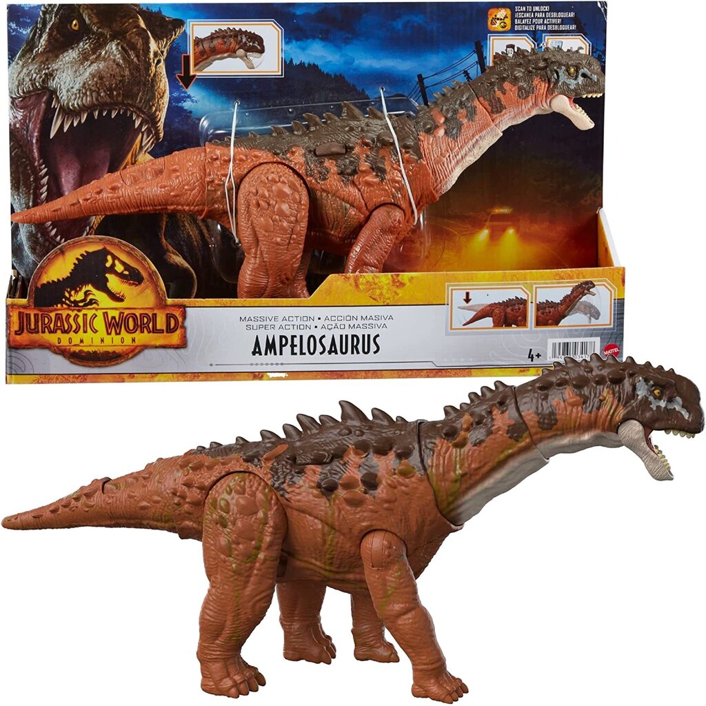 Figuur dinosaurus Ampelosaurus Jurassic World HDX50 цена и информация | Poiste mänguasjad | kaup24.ee