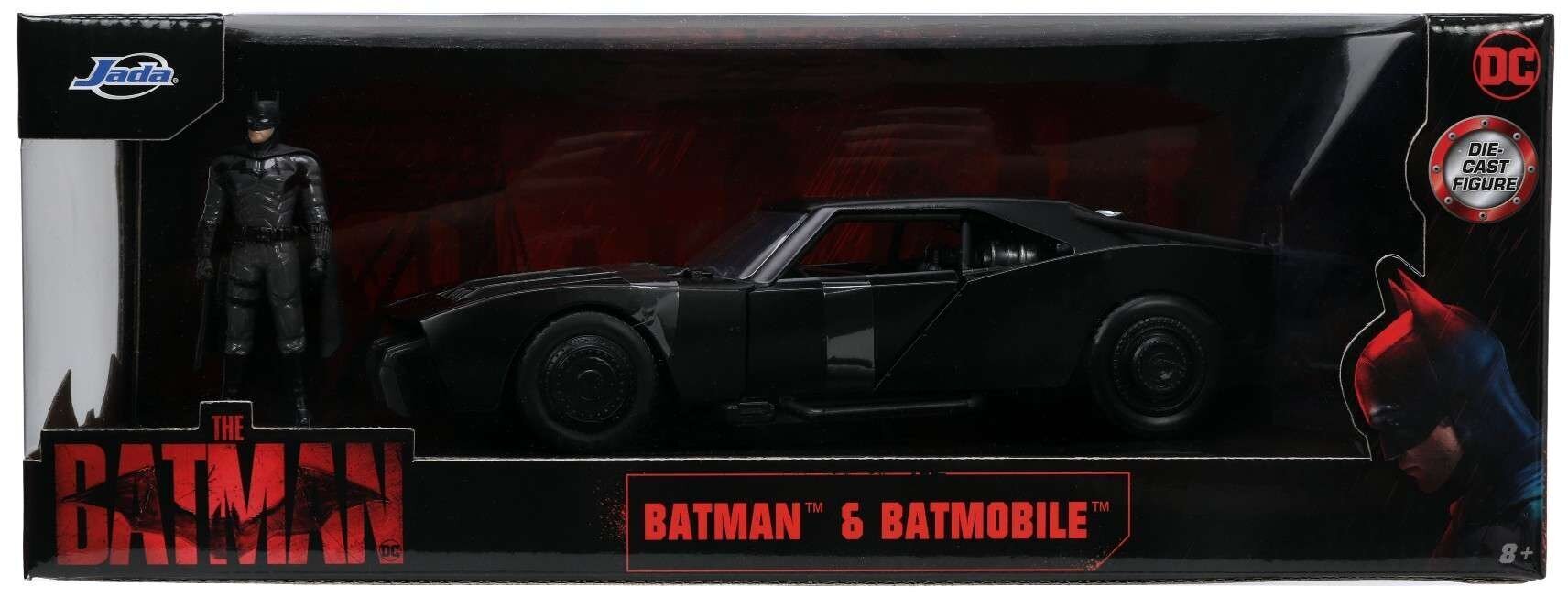 Batmobile 1:24 koos Batmani figuuriga hind ja info | Poiste mänguasjad | kaup24.ee