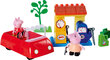 Klotside komplekt Peppa Pig Family auto 28 tükki hind ja info | Klotsid ja konstruktorid | kaup24.ee