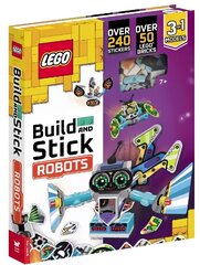 LEGO (R) Books: Build and Stick: Robots hind ja info | Väikelaste raamatud | kaup24.ee