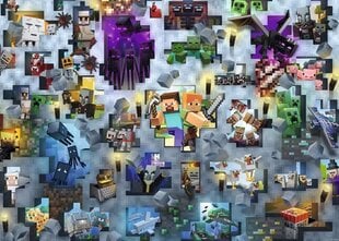 Пазл с игрушками Minecraft Ravensburger, 1000 дет. цена и информация | Пазлы | kaup24.ee