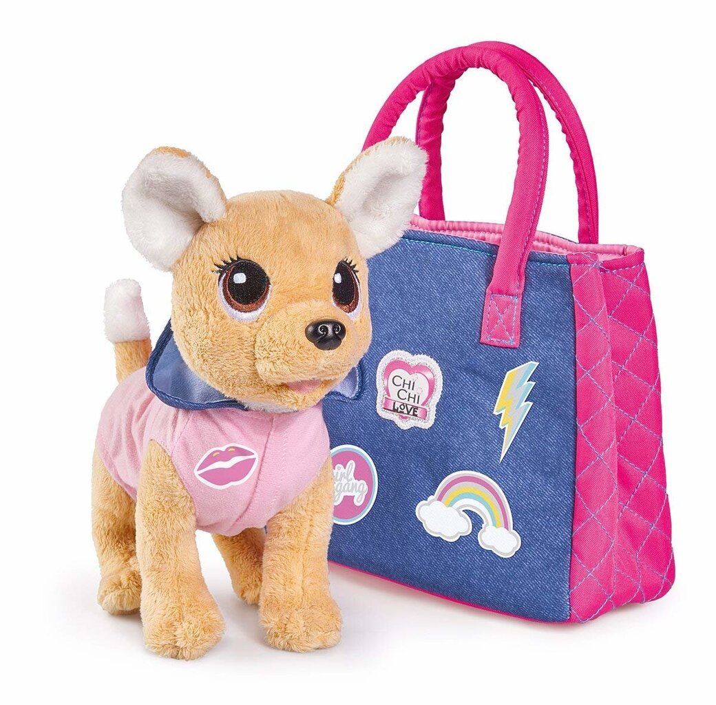 Plüüsist Chihuahua Urban kotiga Chi Chi Love, 20 cm цена и информация | Pehmed mänguasjad | kaup24.ee