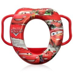 Детское, мягкое сиденье для унитаза с ручками Lorelli Disney Cars цена и информация | Детские горшки | kaup24.ee