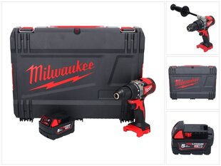 Juhtmeta lööktrell Milwaukee M18 BLPD2-501X 18 V 82 Nm + 1x aku 5,0 Ah + HD kohver - ilma laadijata hind ja info | Akutrellid, kruvikeerajad | kaup24.ee