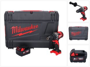 Juhtmeta lööktrell Milwaukee M18 BLPD2-501X 18 V 82 Nm + 1x aku 5,0 Ah + HD kohver - ilma laadijata цена и информация | Шуруповерты, дрели | kaup24.ee