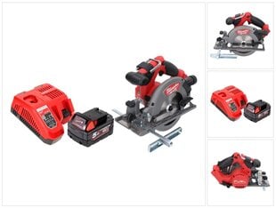 Akuga ketassaag Milwaukee M18 CCS55-501 18 V 165 mm + 1x aku 5,0 Ah + laadija цена и информация | Пилы, циркулярные станки | kaup24.ee