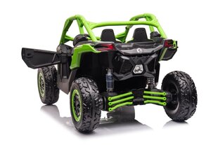 Детский двухместный электромобиль Buggy Can-am Maverick DK-CA001, зеленый цена и информация | Электромобили для детей | kaup24.ee
