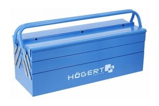 Tööriistakast metallist Hogert 53x20x20,5cm HT7G078 цена и информация | Ящики для инструментов, держатели | kaup24.ee