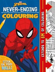 Marvel Spider-Man: Never-Ending Colouring hind ja info | Väikelaste raamatud | kaup24.ee