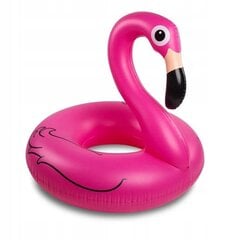 Надувное колесо фламинго, розовое цена и информация | Надувные и пляжные товары | kaup24.ee