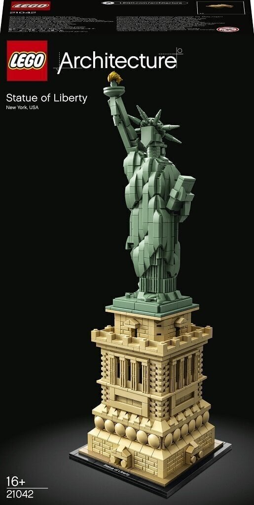 21042 LEGO® Architecture Vabadussammas цена и информация | Klotsid ja konstruktorid | kaup24.ee