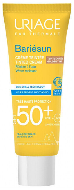 Toonitud päikesekreem SPF 50+ Bariesun Golden Tint,50 ml hind ja info | Päikesekreemid | kaup24.ee