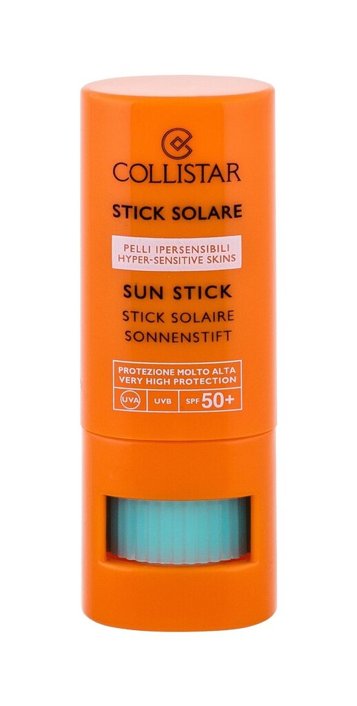 Kaitsev päikesekreem Collistar Stick Solare SPF 50+ 8 ml hind ja info | Päikesekreemid | kaup24.ee