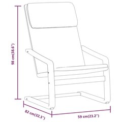 Puhketool vidaXL, kollane цена и информация | Садовые стулья, кресла, пуфы | kaup24.ee