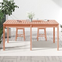 Aialaud vidaXL, 159,5 x 82,5 x 76 cm, pruun цена и информация | Садовые столы и столики | kaup24.ee